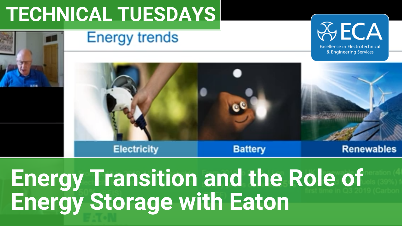 ECA Learning Zone | Energy Transition and the Role of Energy Storage with Eaton