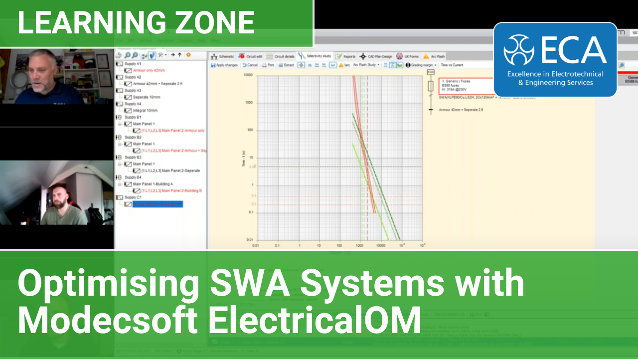 ECA Learning Zone | Optimising SWA Systems with Modecsoft ElectricalOM