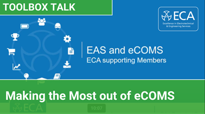 Making the Most out of eCOMS | Toolbox Talk Webinar