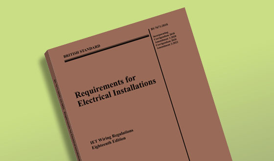 Wiring Regulations update: corrigendum published