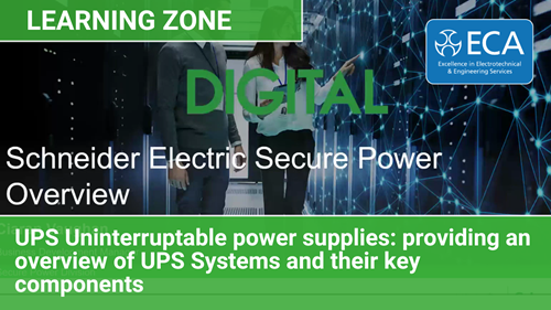 ECA Learning Zone | UPS Uninterruptable power supplies: providing an overview of UPS Systems